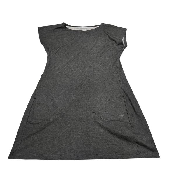 Arc’teryx Gray Heather Serinda Sporty T-Shirt Dress Size Medium - Picture 2 of 8